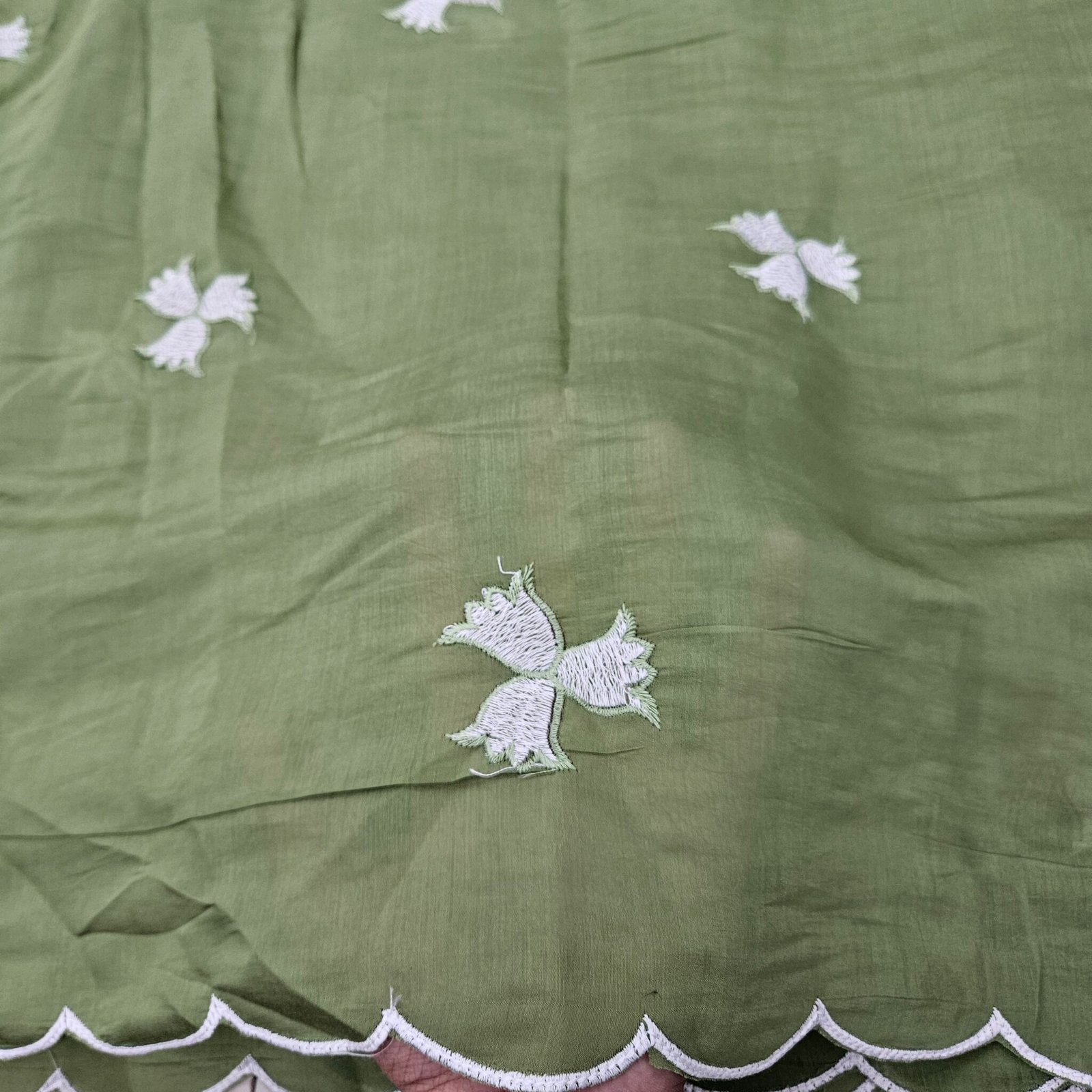 Light_Mehndi_Green_3pc_Heavy_Embroidered_On_Mul_Chanderi_Fabric