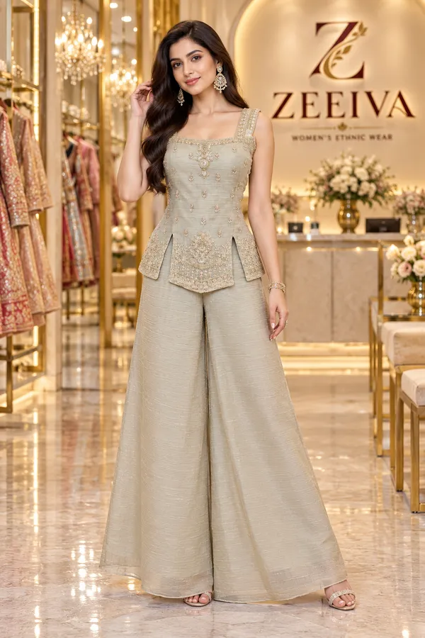 Beige_Embellished_Peplum_Palazzo_Set_for_Women