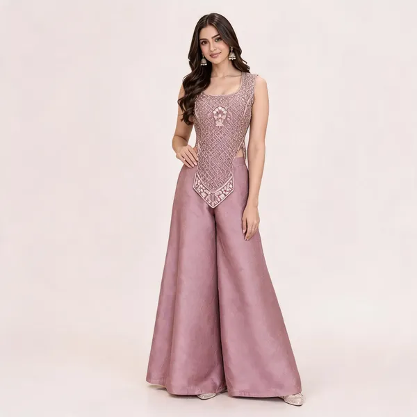 Mauve_Gabana_Palazzo_Set_For_Women