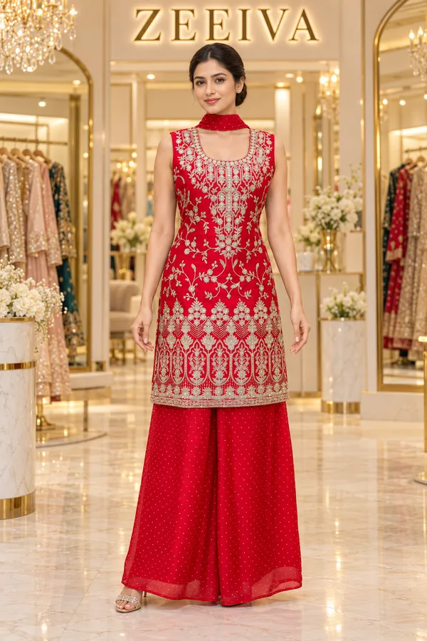 Red_Embroidered_Kurta_Palazzo_Set_for_Women