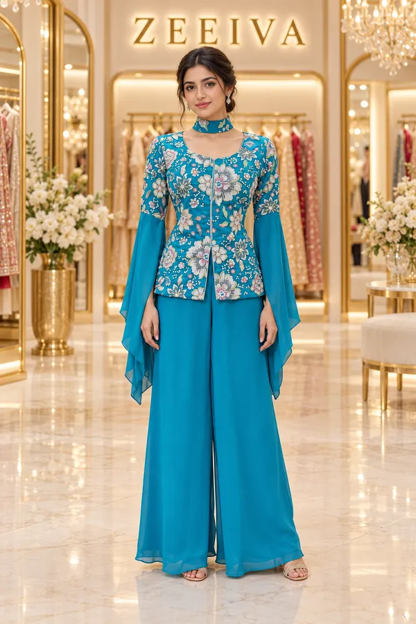 Blue_Floral_Printed_Palazzo_Kurta_Set_for_Women
