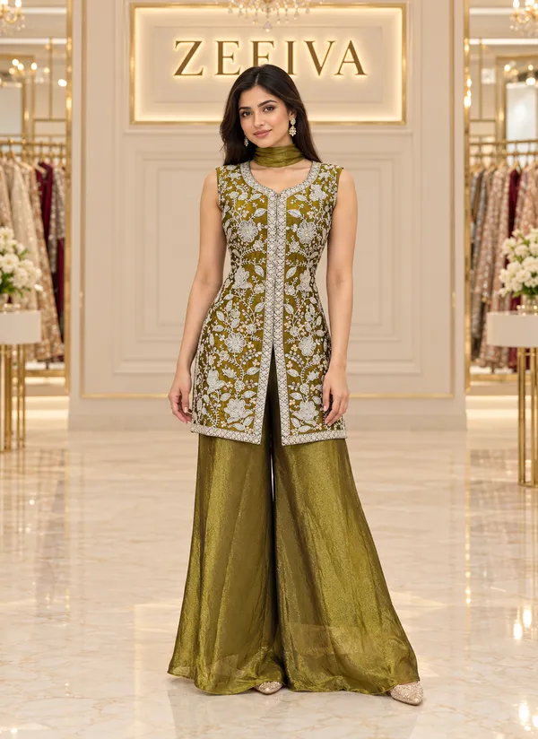 Olive_Green_Embroidered_Ethnic_Set_for_Women