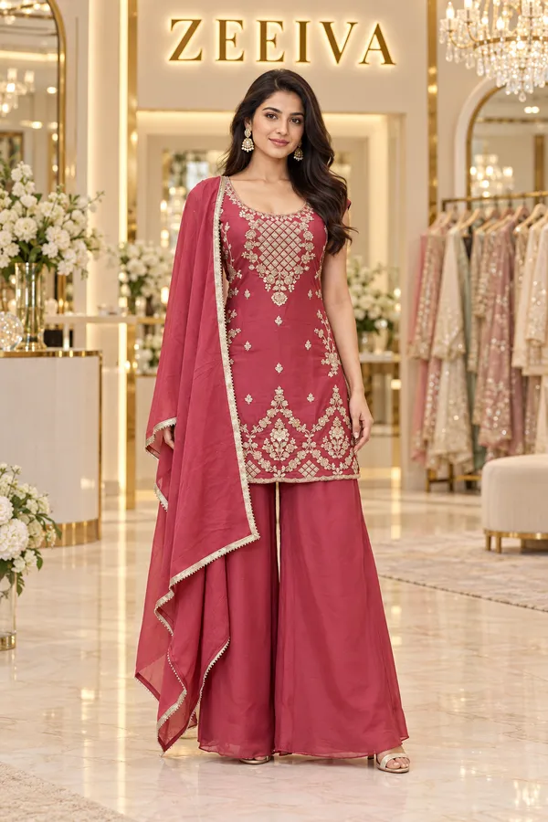 Maroon_Embroidered_Kurta_Palazzo_Set_for_Women