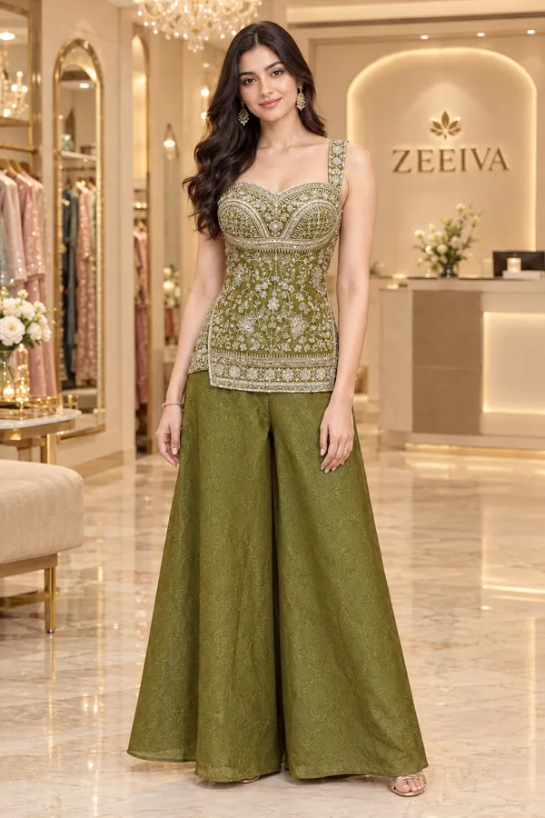 Olive_Embroidered_Kurta_Palazzo_Set_for_Women