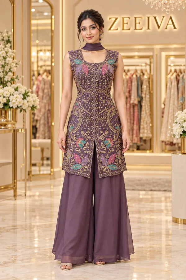Purple_Embroidered_Kurta_Palazzo_Suit_Set_For_Women
