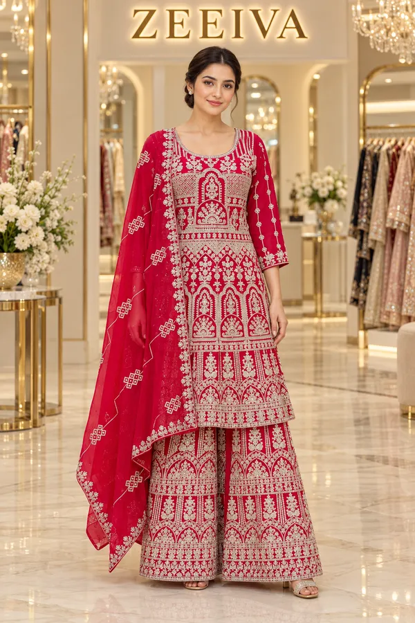 Red_Printed_Kurta_Palazzo_Set_With_Dupatta_for_Women
