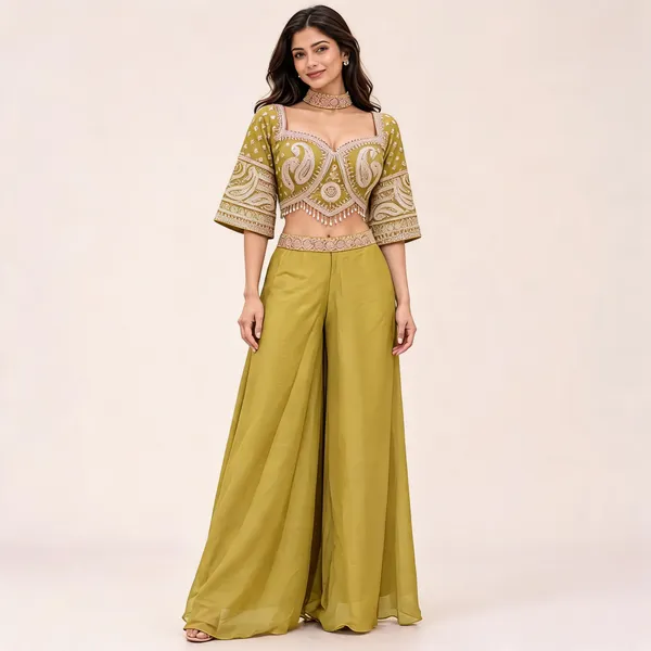 Olive_Star_Georgette_Crop_Top_And_Palazzo_Set_For_Women