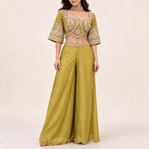 Olive_Star_Georgette_Crop_Top_And_Palazzo_Set_For_Women