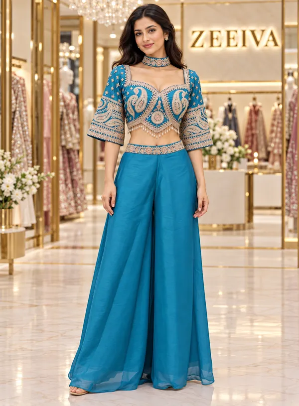 Blue_Embellished_Ethnic_Crop_Top_Palazzo_Set_for_Women