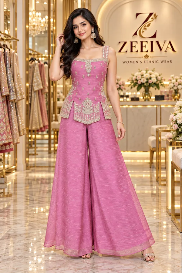 Pink_Embellished_Peplum_Sharara_Set_for_Women