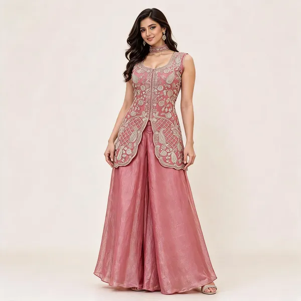 Pink_Fendi_Ethnic_Set_For_Women