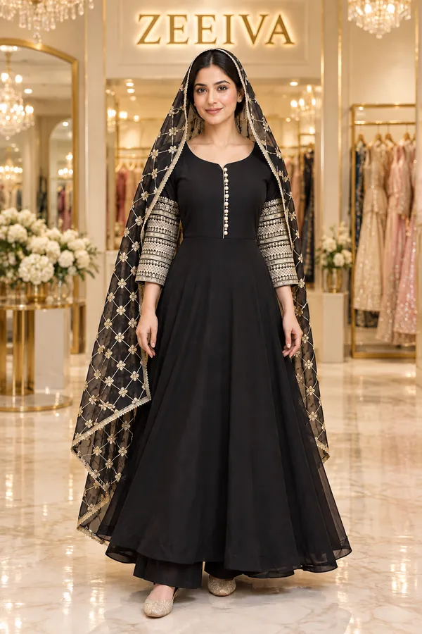 Black_Embroidered_Anarkali_Suit_Set_for_Women
