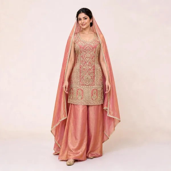 Peach_Fendi_Suit_Set_For_Women