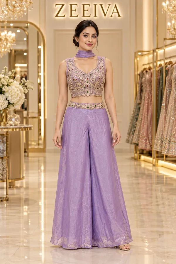 Lavender_Embroidered_Sharara_Set_for_Women