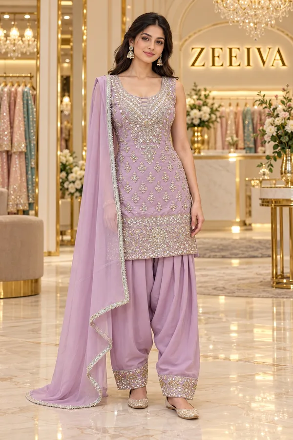 Lavender_Embellished_Kurta_Set_for_Women