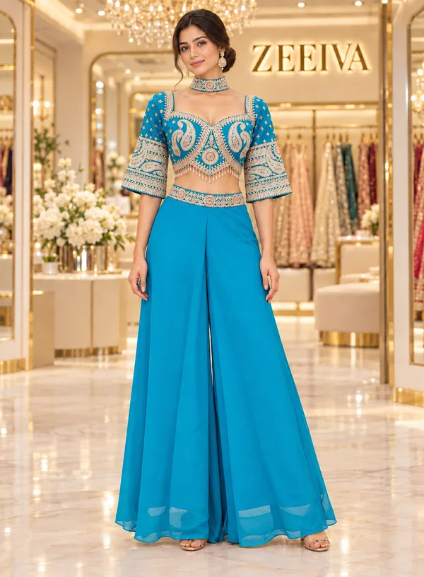 Blue_Embroidered_Crop_Top_Palazzo_Set_for_Women