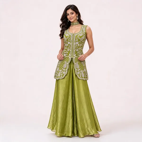 Green_Fendi_Sharara_Set_For_Women