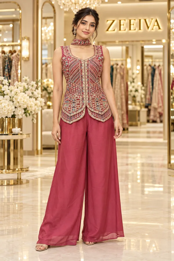 Maroon_Embroidered_Ethnic_Kurta_Set_for_Women
