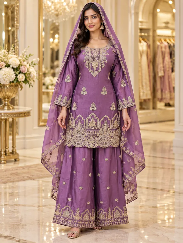 Purple_Embroidered_Kurta_Set_for_Women
