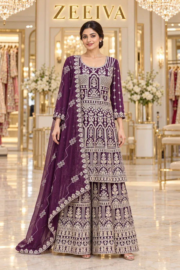 Purple_Printed_Anarkali_Suit_Set_for_Women