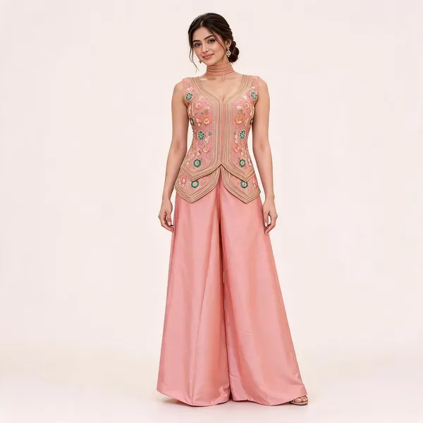 Pink_Rangoli_Ethnic_Set_For_Women