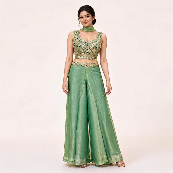 Green_Fendi_Sharara_Set_For_Women