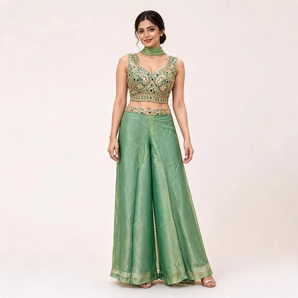 Green_Fendi_Sharara_Set_For_Women