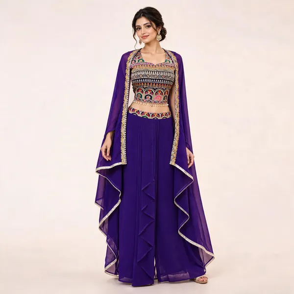 Purple_Georgette_Ethnic_Set_For_Women