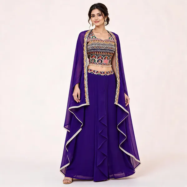 Purple_Georgette_Ethnic_Set_For_Women