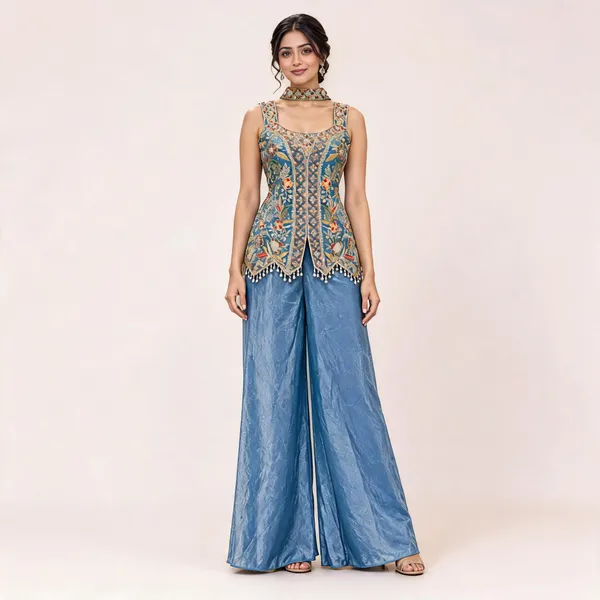 Blue_Fendi_Co-Ord_Set_For_Women