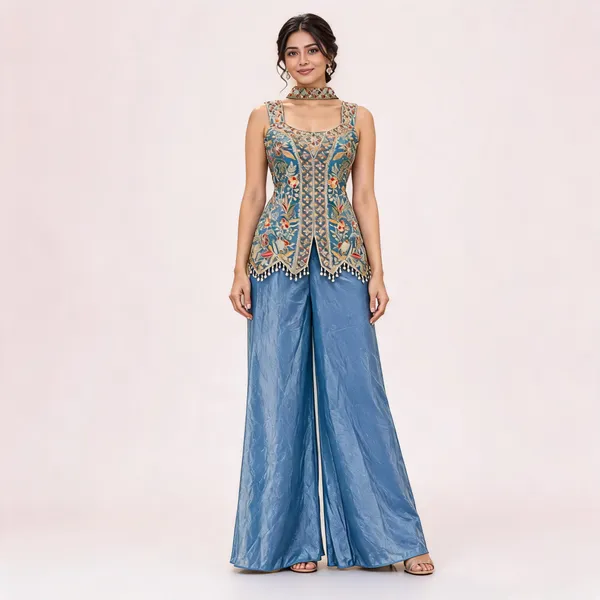 Blue_Fendi_Co-Ord_Set_For_Women