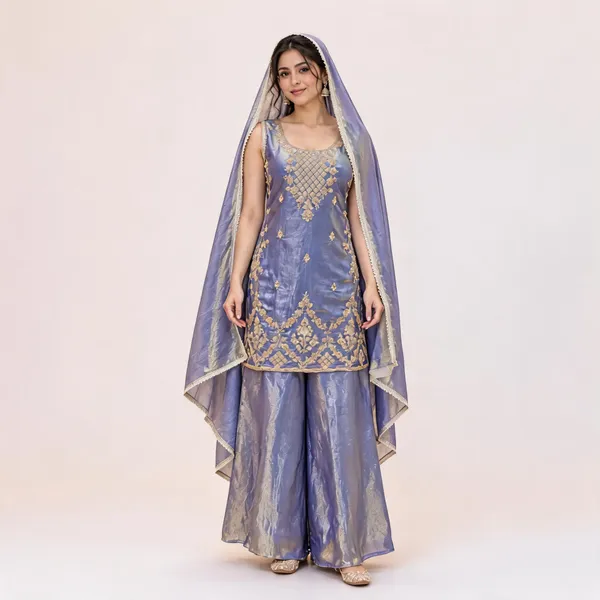 Purple_Fendi_Kurta_Sharara_Set_For_Women