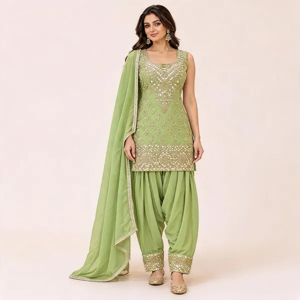 Green_Star_Georgette_Salwar_Suit_For_Women