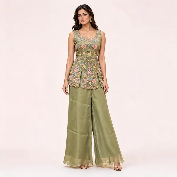 Olive_Gabana_Kurta_Palazzo_Set_For_Women