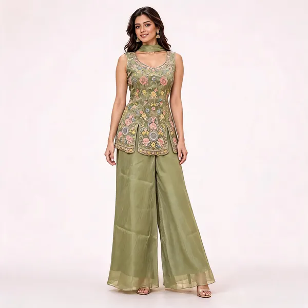 Olive_Gabana_Kurta_Palazzo_Set_For_Women