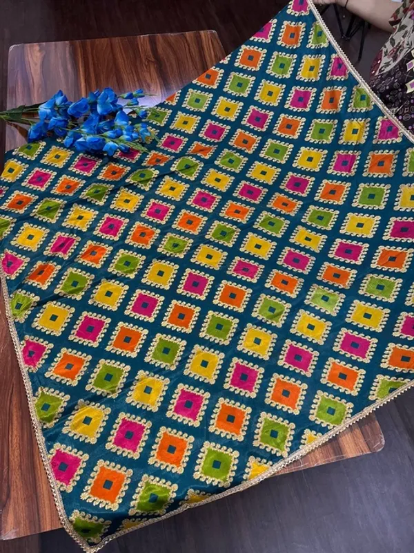 Multicolor_Chinon_Printed_Fancy_Dupatta_For_Women