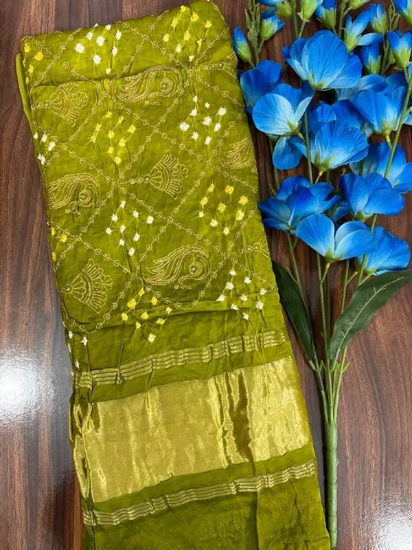Multicolor_Gajji_Silk_Bandhani_Zari_Embroidery_Sequin_Dupatta_For_Women