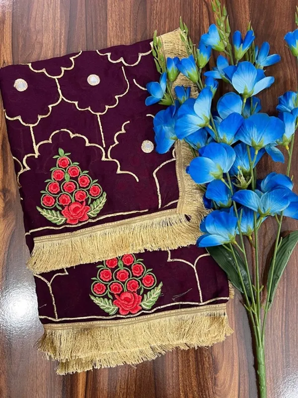 Multicolor_Chinon_Chiffon_Embroidered_Four_Side_Lace_Dupatta_For_Women