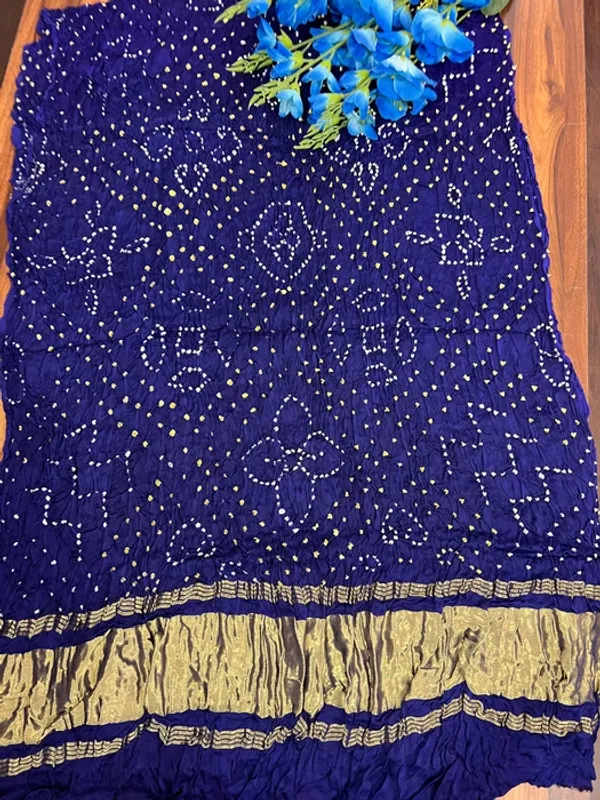 Violet_Modal_Silk_Bandhani_Tissue_Pallu_Dupatta_For_Women