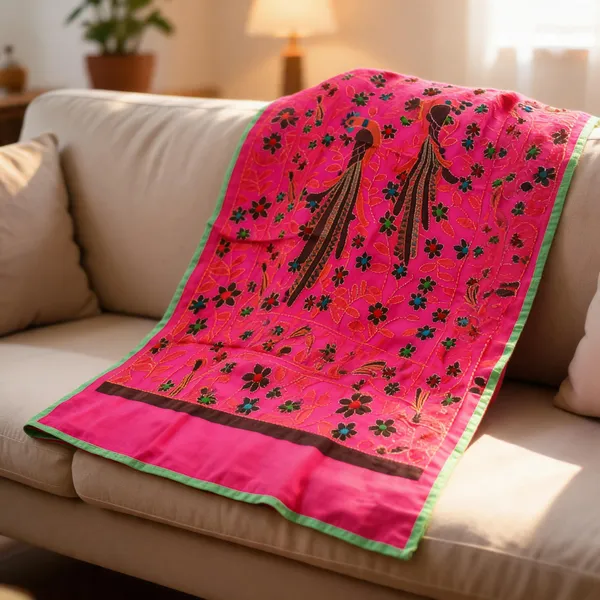 Pink_Chanderi_Silk_Kantha_Work_Dupatta_For_Women