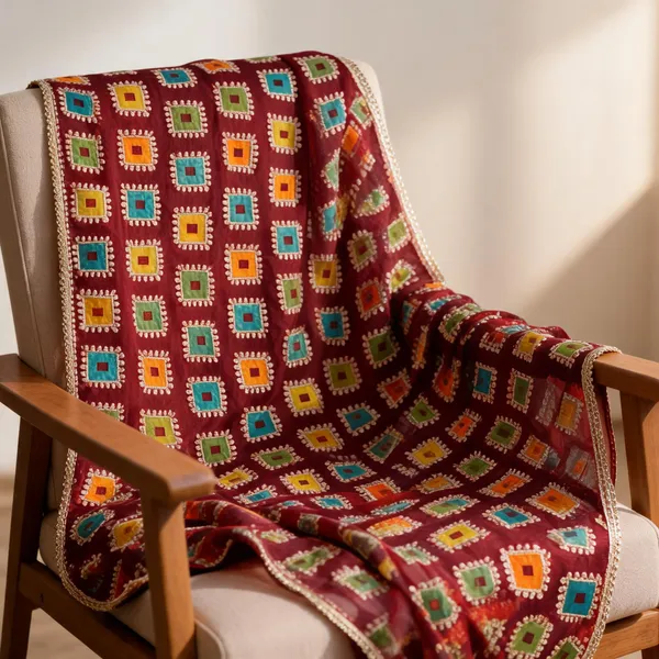 Multicolor_Chinon_Printed_Fancy_Dupatta_For_Women