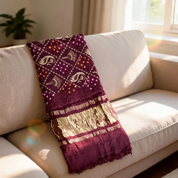 Multicolor_Gajji_Silk_Bandhani_Zari_Embroidery_Sequin_Dupatta_For_Women