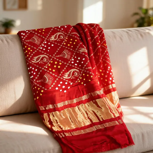 Multicolor_Gajji_Silk_Bandhani_Zari_Embroidery_Sequin_Dupatta_For_Women