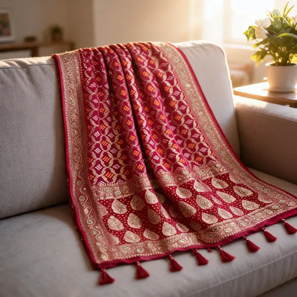Pink_Georgette_Bandhani_Hand_Work_Dupatta_For_Women