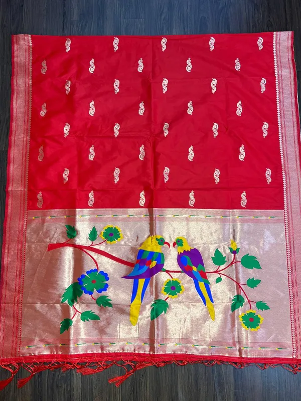 Multicolor_Silk_Designer_Dupatta_For_Women