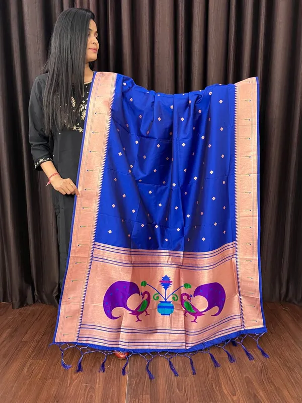 Multicolor_Silk_Designer_Dupatta_For_Women