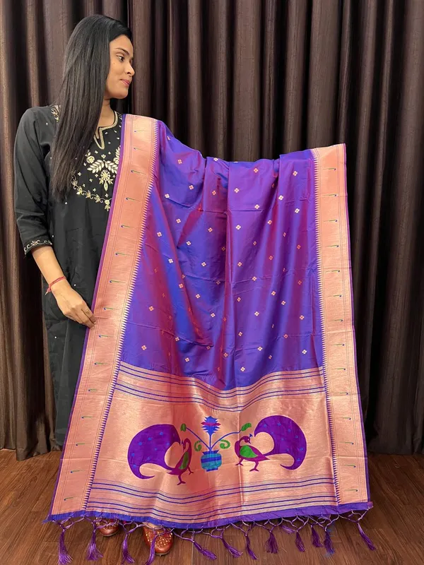 Multicolor_Silk_Designer_Dupatta_For_Women