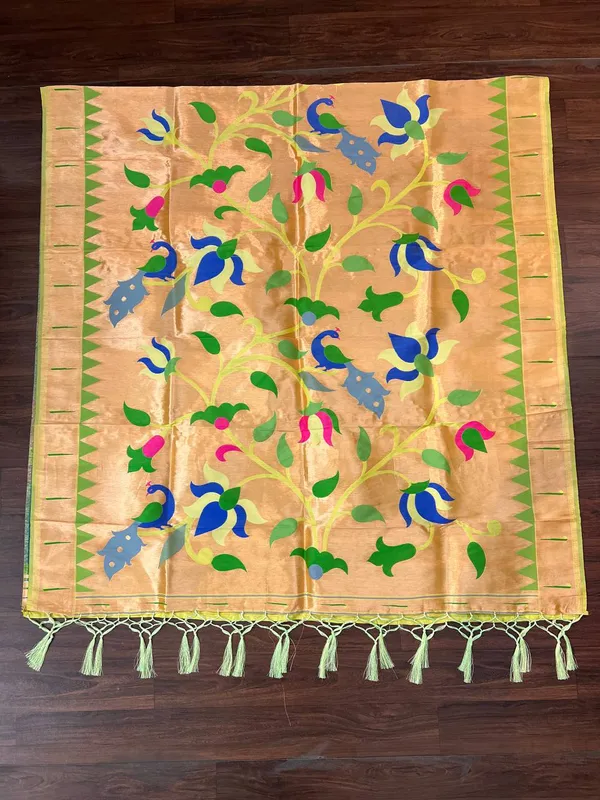 Multicolor_Silk_Designer_Dupatta_For_Women