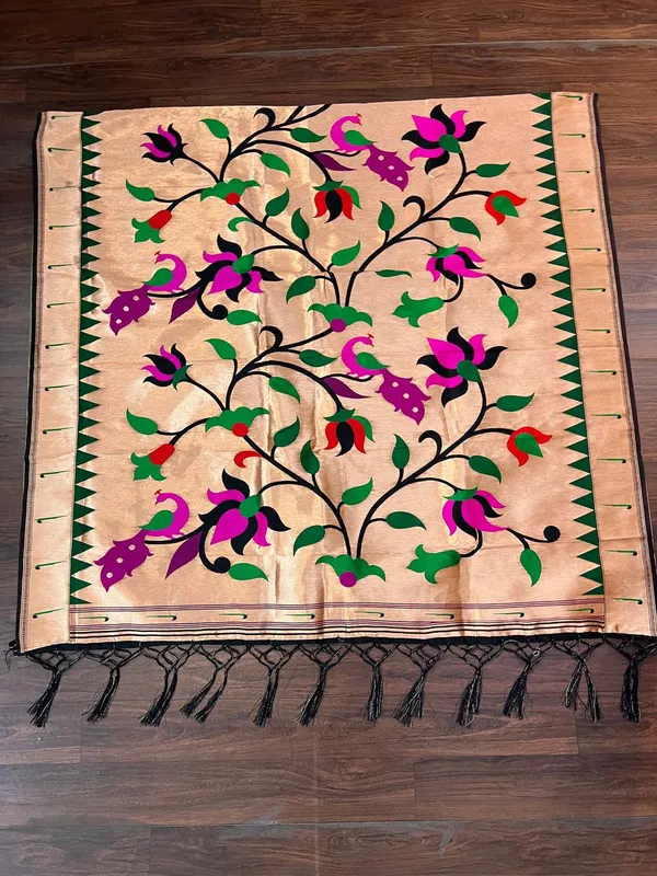 Multicolor_Silk_Designer_Dupatta_For_Women