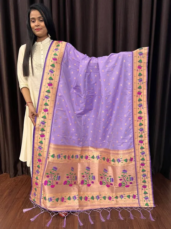 Multicolor_Silk_Designer_Dupatta_For_Women